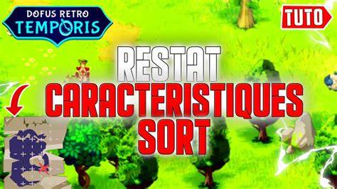 gif of DOFUS retro character restat overview