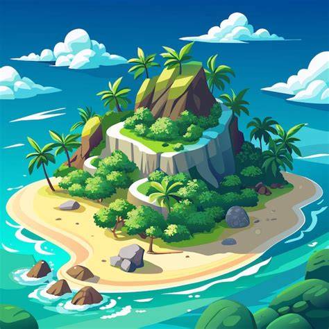 illustration île Rok et l’école d’Huppermagie
