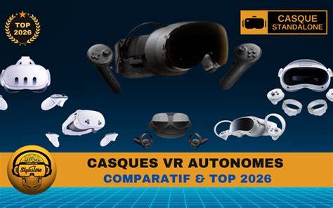 Graphiques et schéma des casques PC VR