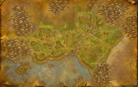 carte Désolace et Arathi