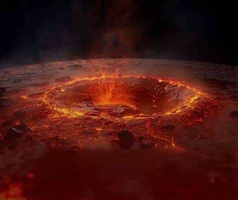 Fire Temple boules de feu et environnement volcanique