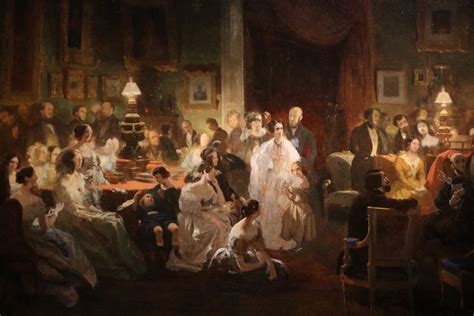 illustration d’un salon littéraire français du XIXe siècle