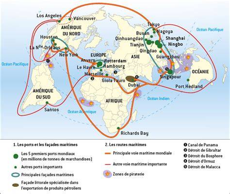 Cartographie des routes commerciales et guildes