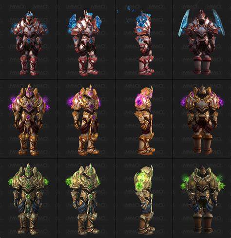 image de sets d'armures WoW WoD