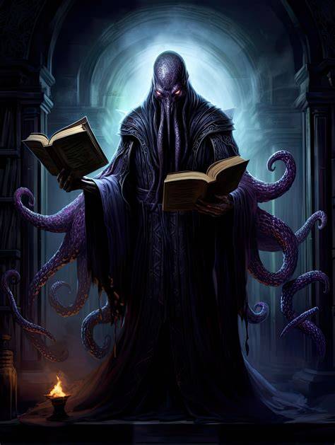 illustration tentamort et illithid