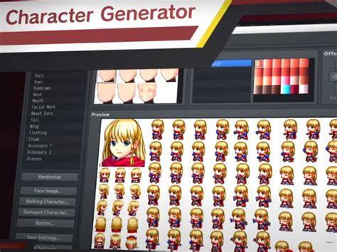 Tableau paramètres éclairage RPG Maker