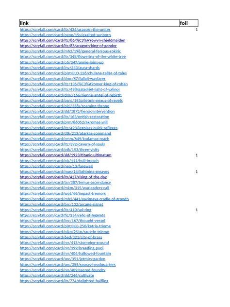 image decklists overview