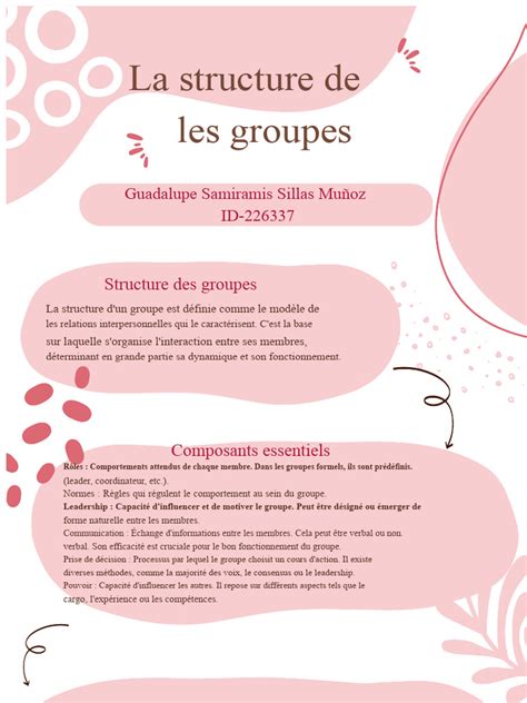 infographie structure groupe swtor