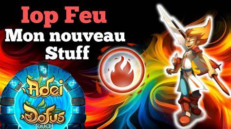 Schéma de progression du stuff Feu Iop