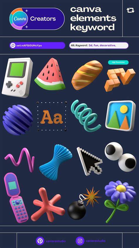 Canva IA 3D styles (illustration)
