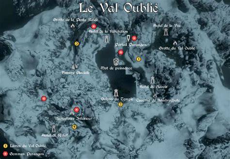 Carte des emplacements vampiriques et loups-garous