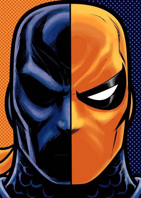 illustration Deadpool et Deathstroke face à face