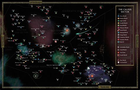 Calixis sector maps et factions