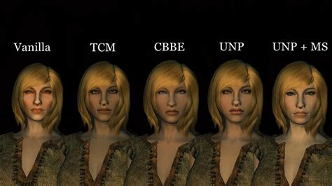 Rendu visuel réaliste des corps de PNJ (UNP vs CBBE)