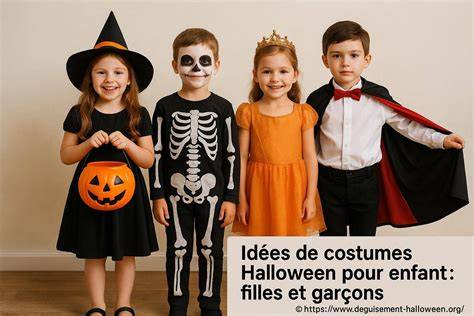 cartes et éléments de costumes Halloween