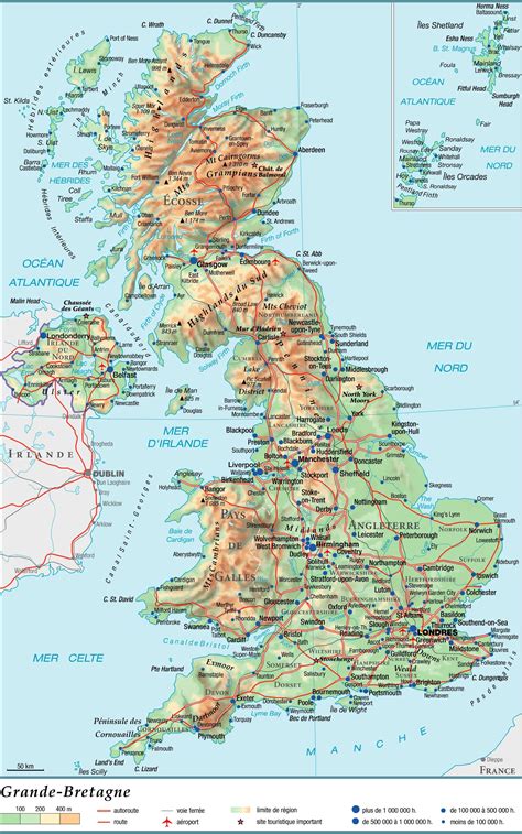 Cartographie: Grande-Bretagne et Scènes d'escape