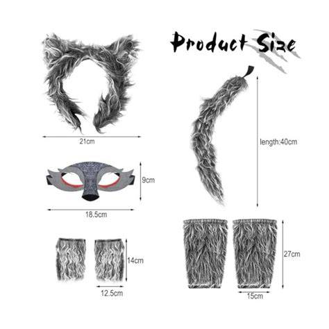 illustration oreilles de loup-garou et cosplay