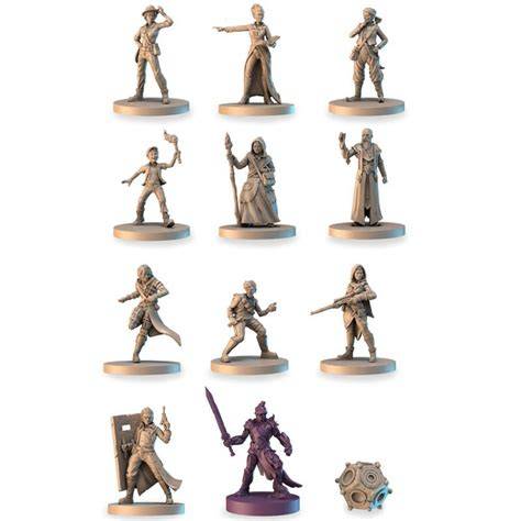illustrations et figurines du jeu CHAPTERS enrichissant l’immersion