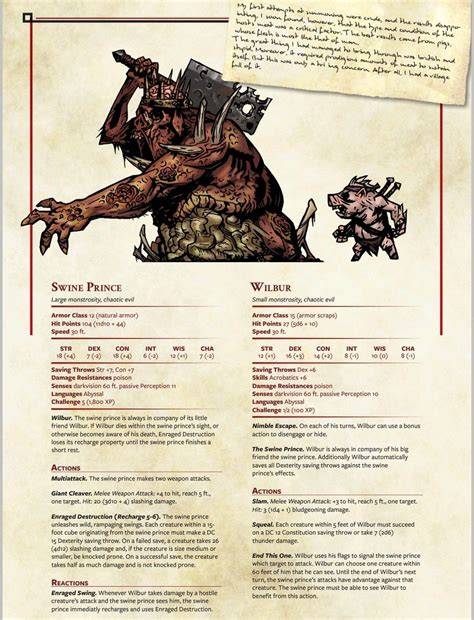 illustration arbalest et swine prince interaction