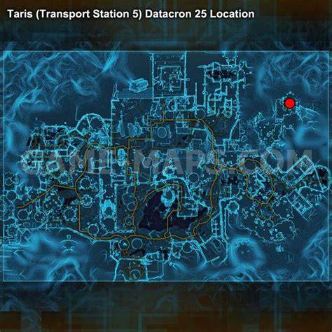 Taris datacron network map