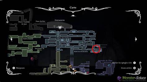 Infographie des boss et routes du château