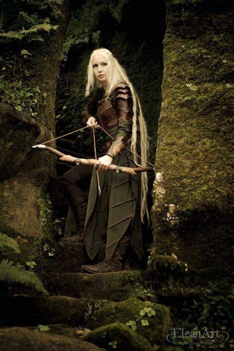 armure cuir elfique femme archer