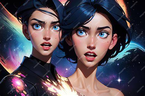 illustration anime elfes noirs univers sombre