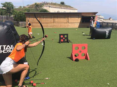 terrain archery tag en mousse et cibles