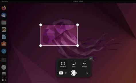 capture ecran launcher AppImage ubuntu