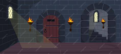 illustration donjon et surface en déploiement