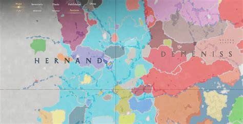 Carte des mondes et factions de Calixis