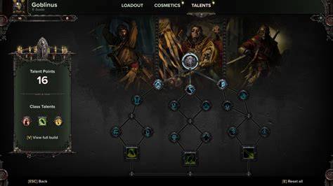 Guide visuel sur les compétences et talents Warhammer JDR