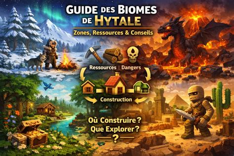 Cartographie des biomes et zones ressources