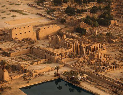 carte zones Karnak et Sanctuaire du Vent