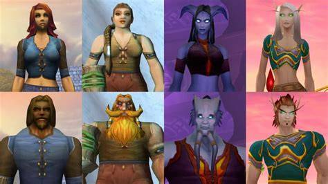 Races Paladin WoW Classic comparaison