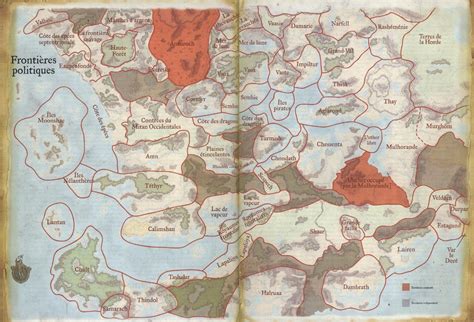 carte regionale etique des Royaumes Oubliés