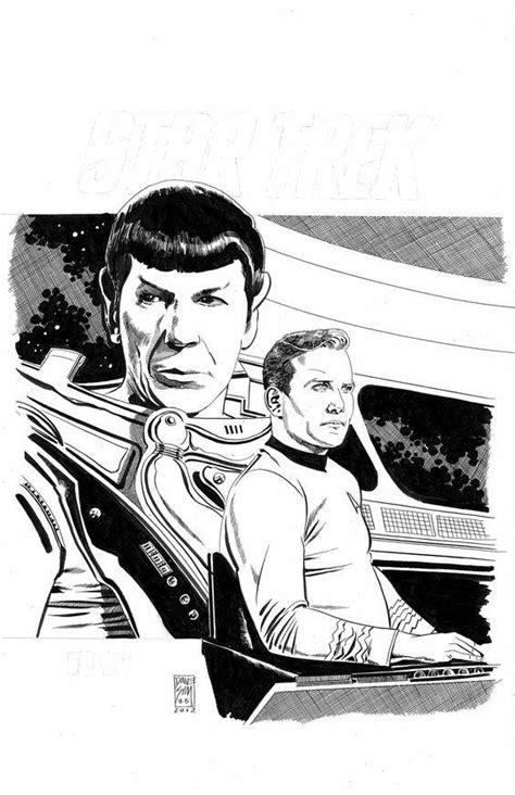 illustration de Spock et Boothby ensemble