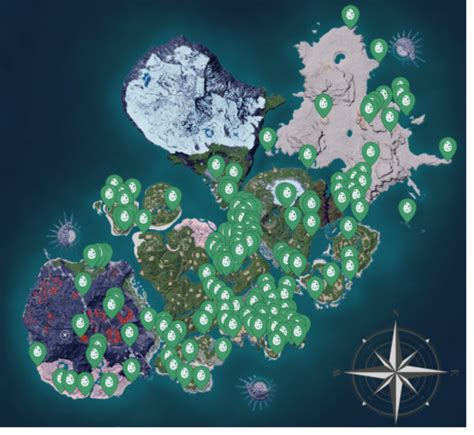 carte emplacements pierres sombre