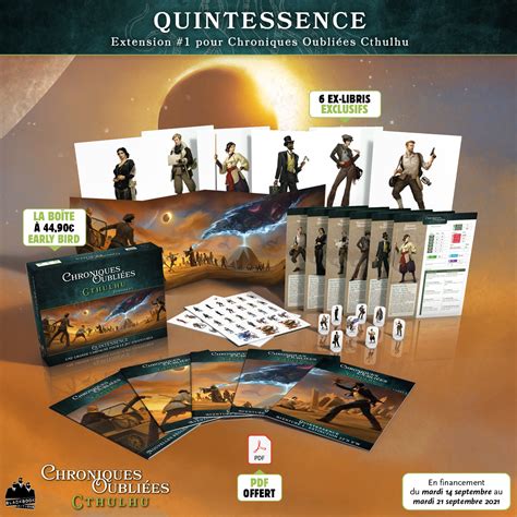 Image d’ensemble packaging CO Cthulhu Quintessence