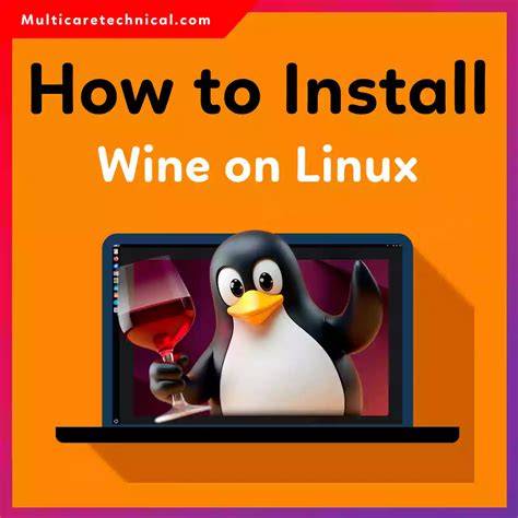 diagramme architecture wine linux