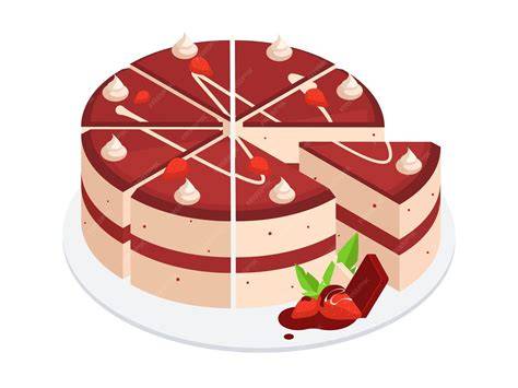 illustration de coupe du gâteau gueule de loup