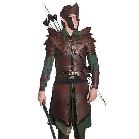 Armure cuir elfes guerrier - schéma d’emboîtement