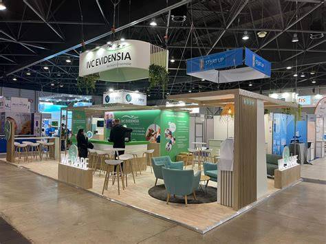 vision générale des stands et échanges