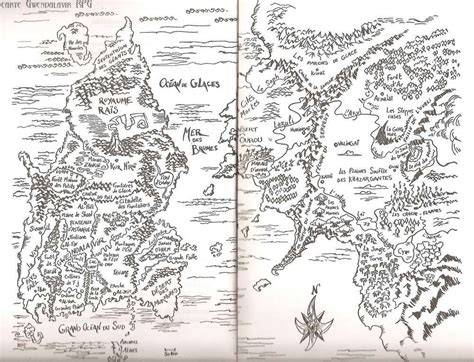 carte des mondes de MMORPG