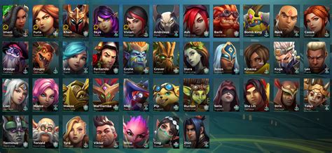 illustration de personnages Paladins et codes