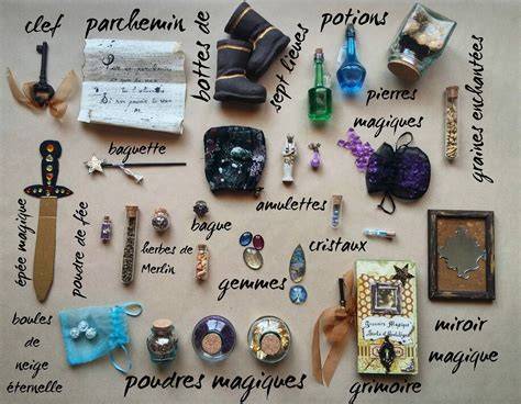 Tableau récapitulatif des objets magiques