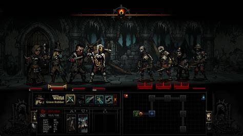 Visualisation des niveaux de difficulté dans Darkest Dungeon