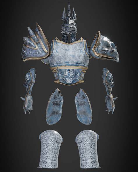 illustration du Roi Liche en armure runique
