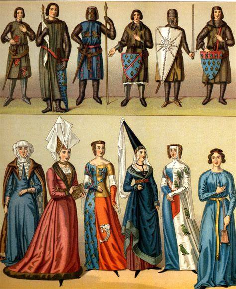 costume medieval femmes images infographics