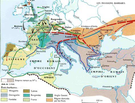 carte invasions vers plats marteau europe et usa
